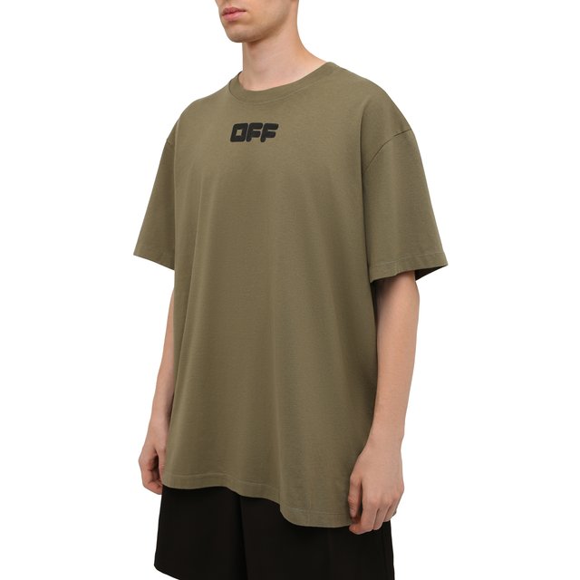 фото Хлопковая футболка off-white