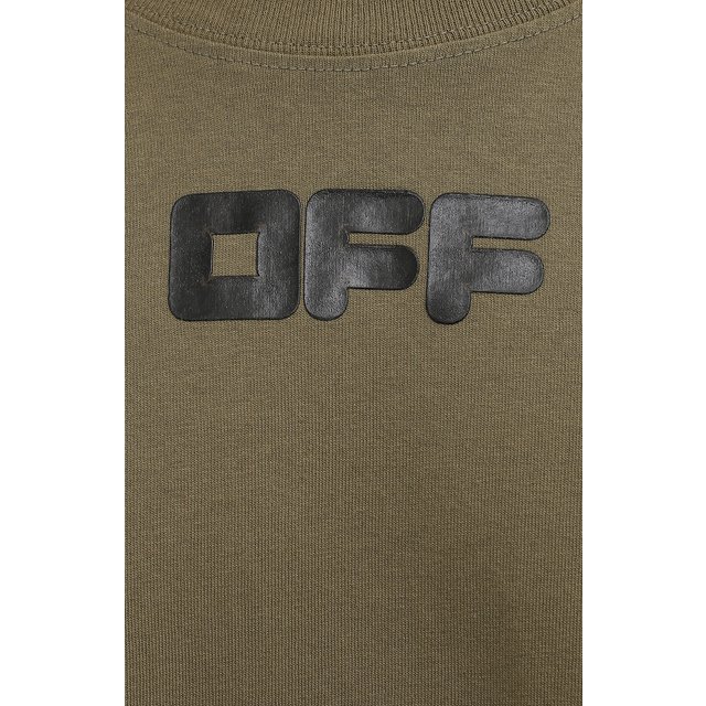 фото Хлопковая футболка off-white