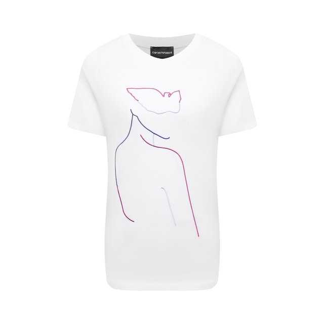 фото Хлопковая футболка emporio armani