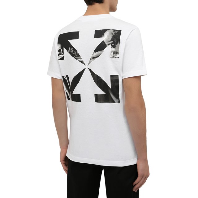 фото Хлопковая футболка off-white