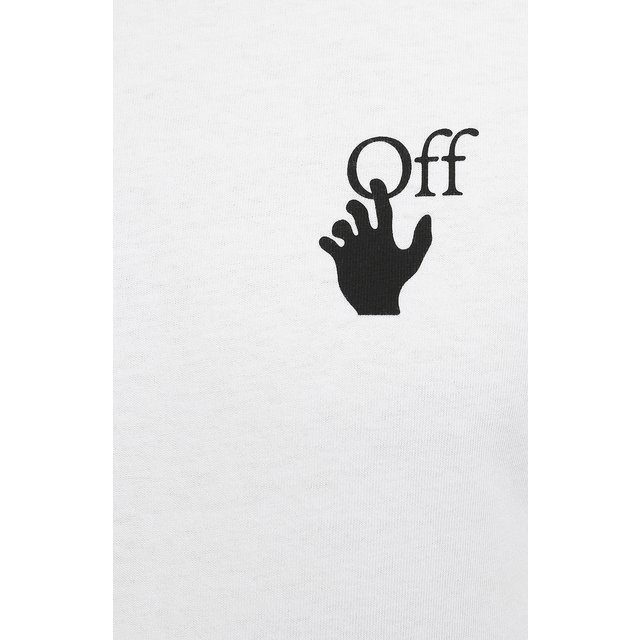 фото Хлопковая футболка off-white