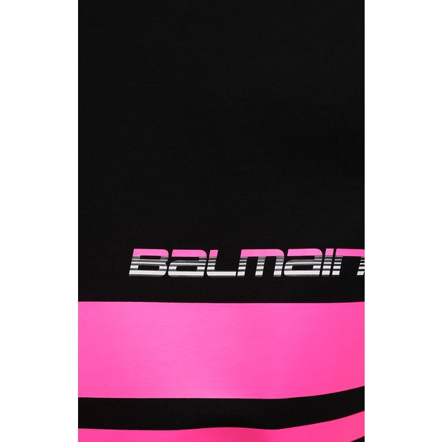 фото Хлопковая футболка balmain x rossignol balmain