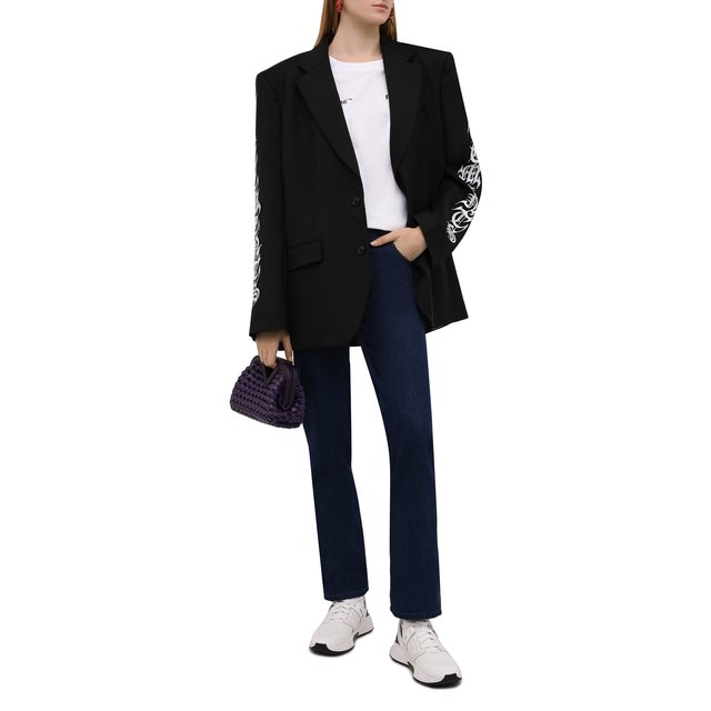 фото Хлопковая футболка reebok x monochrome