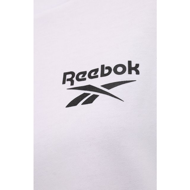 фото Хлопковая футболка reebok x monochrome