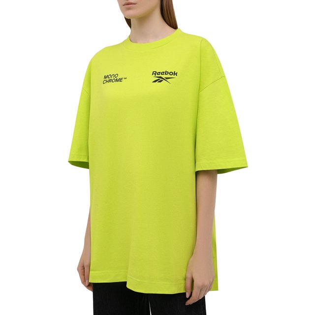 фото Хлопковая футболка reebok x monochrome