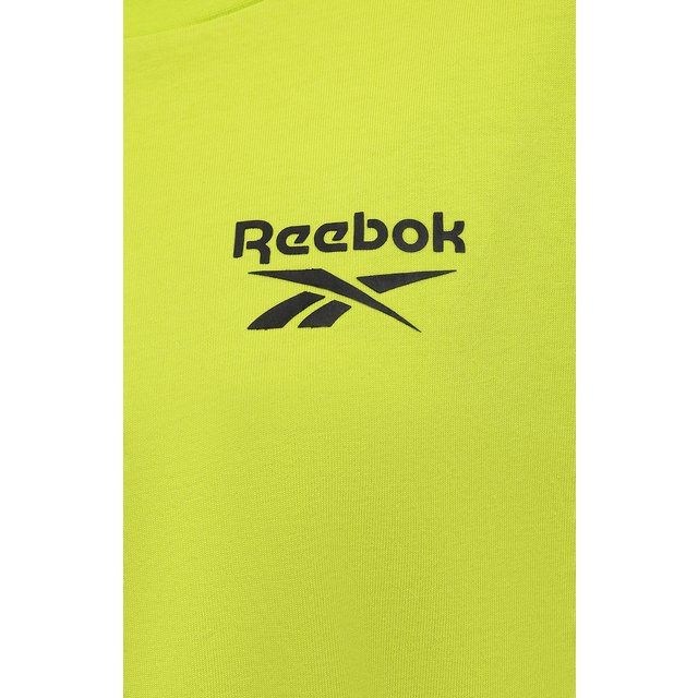 фото Хлопковая футболка reebok x monochrome