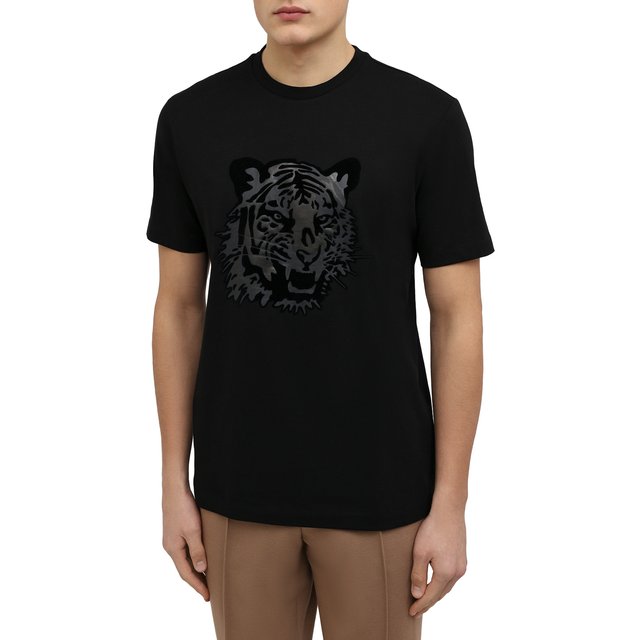 фото Хлопковая футболка boss