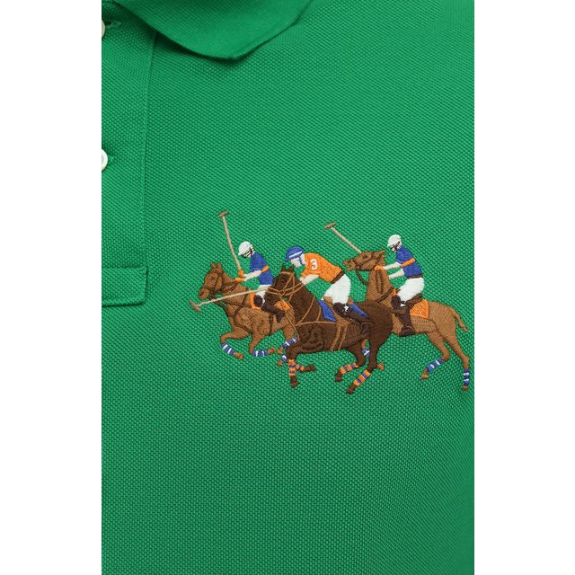фото Хлопковое поло polo ralph lauren