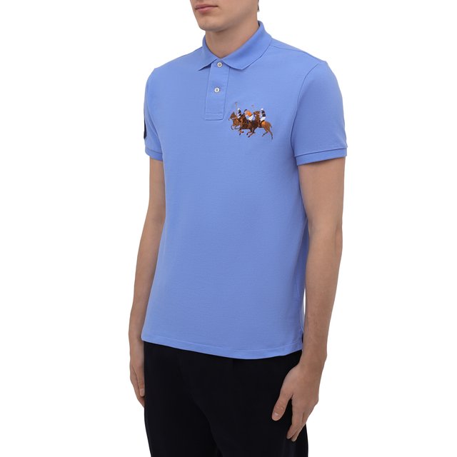 фото Хлопковое поло polo ralph lauren