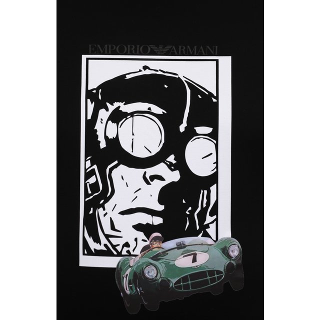 фото Хлопковая футболка emporio armani