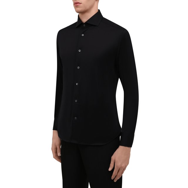 фото Хлопковая рубашка corneliani