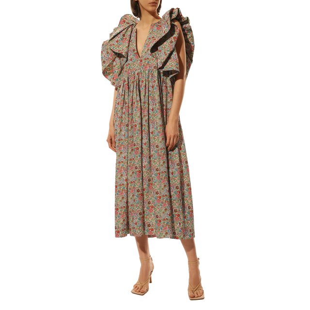 фото Хлопковое платье nackiye