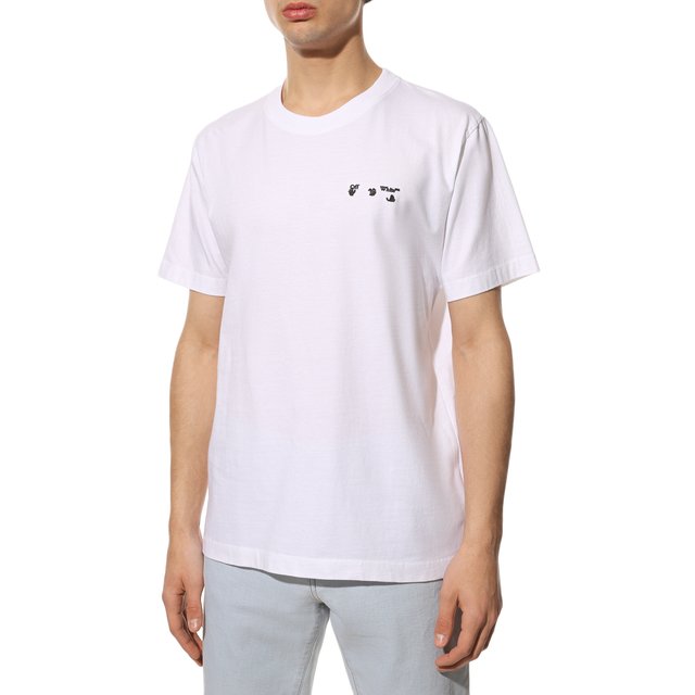 фото Хлопковая футболка off-white