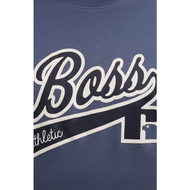 фото Хлопковая футболка boss x russell athletic boss