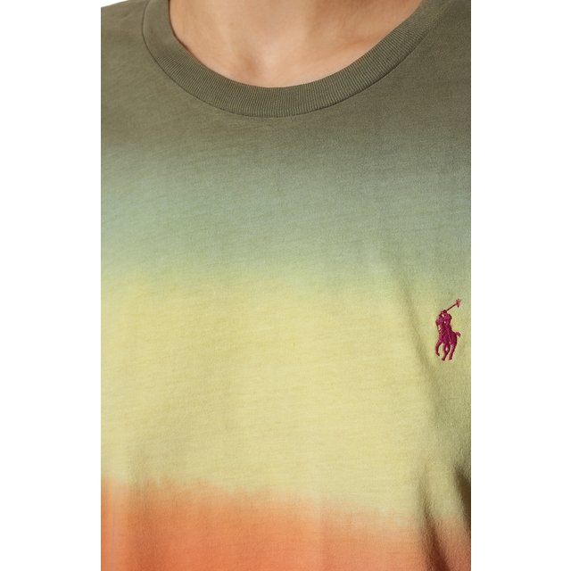 фото Хлопковая футболка polo ralph lauren