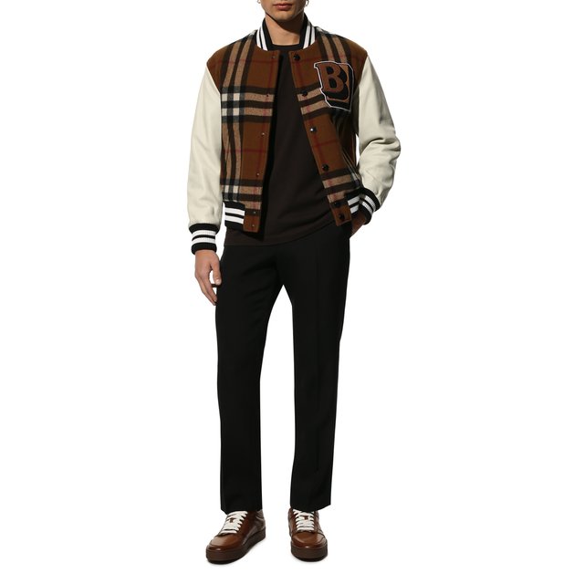 фото Кожаные кеды santoni