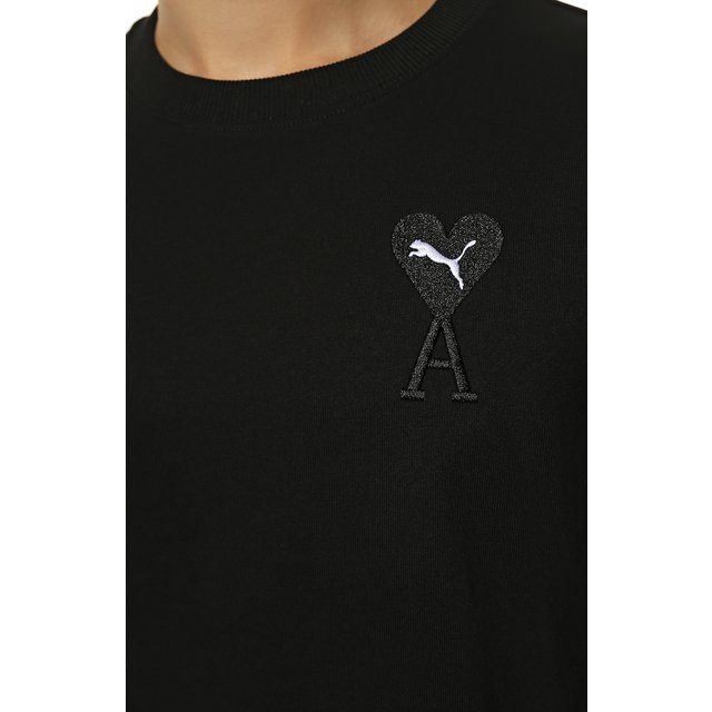 фото Хлопковая футболка puma x ami puma