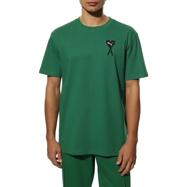 фото Хлопковая футболка puma x ami puma