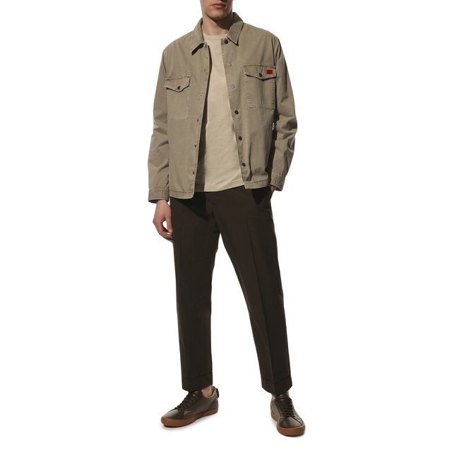 фото Хлопковая футболка boss