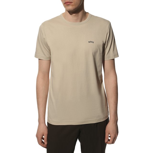 фото Хлопковая футболка boss