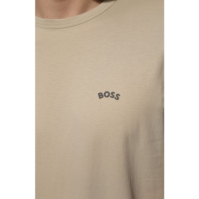 фото Хлопковая футболка boss