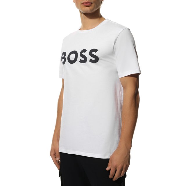 фото Хлопковая футболка boss