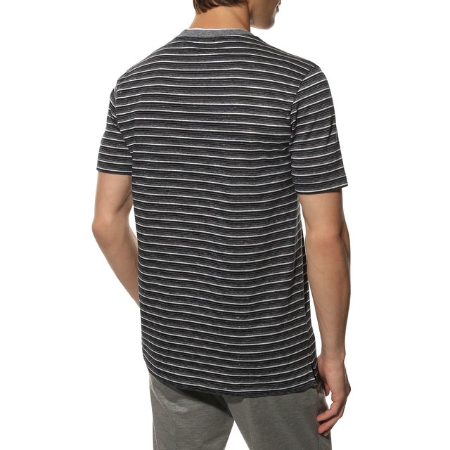 фото Футболка из хлопка и льна boss