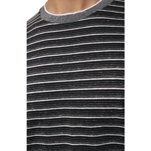 фото Футболка из хлопка и льна boss