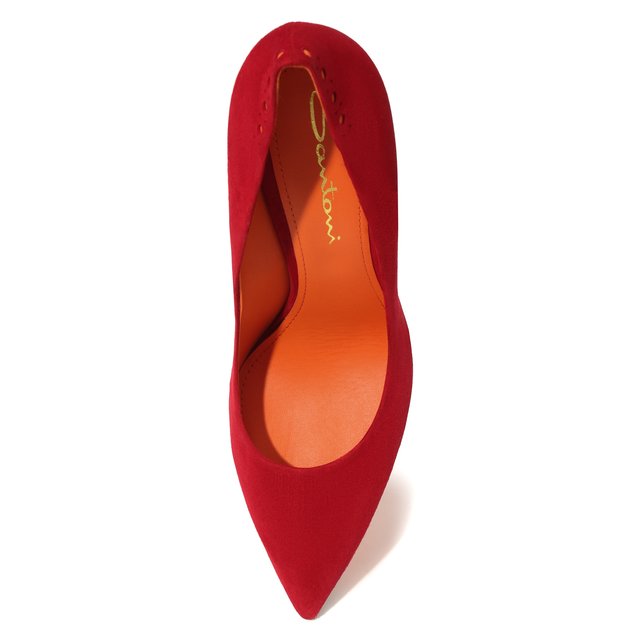 фото Замшевые туфли santoni