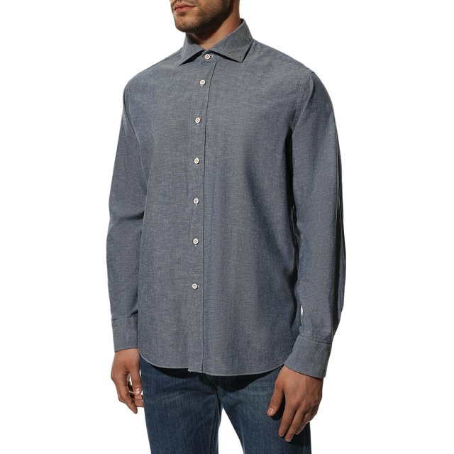 фото Хлопковая рубашка alessandro gherardi