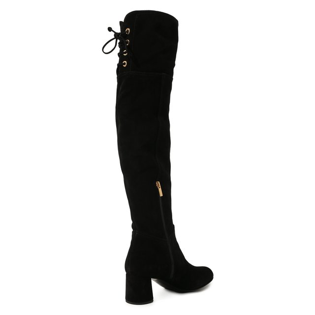 фото Замшевые ботфорты scarlet agl