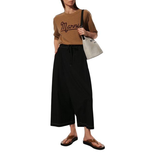 фото Хлопковые брюки marni
