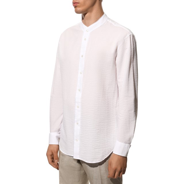 фото Хлопковая рубашка giorgio armani