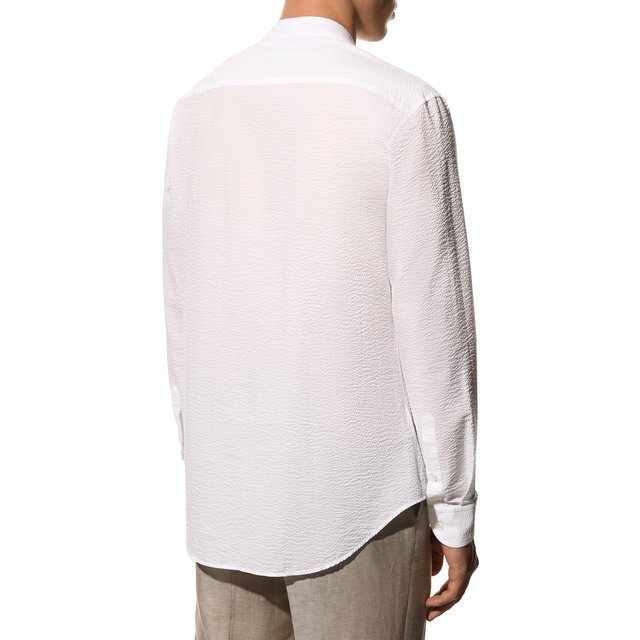 фото Хлопковая рубашка giorgio armani