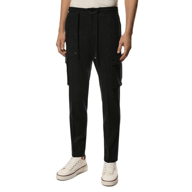 фото Шерстяные брюки-карго corneliani