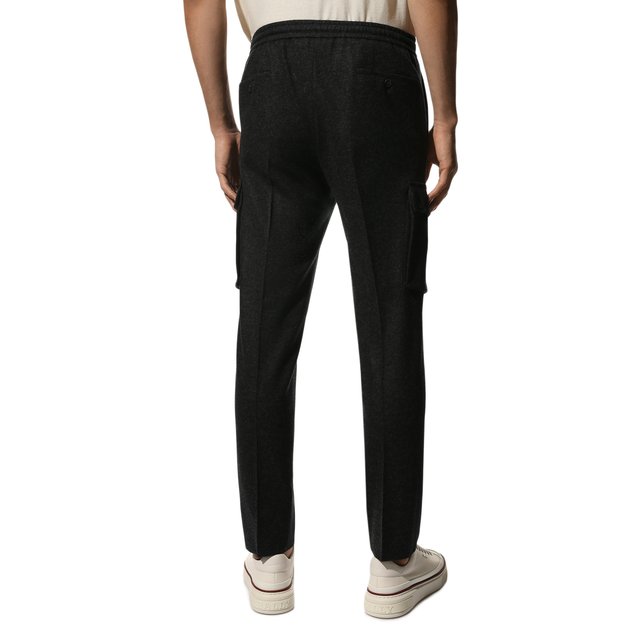 фото Шерстяные брюки-карго corneliani
