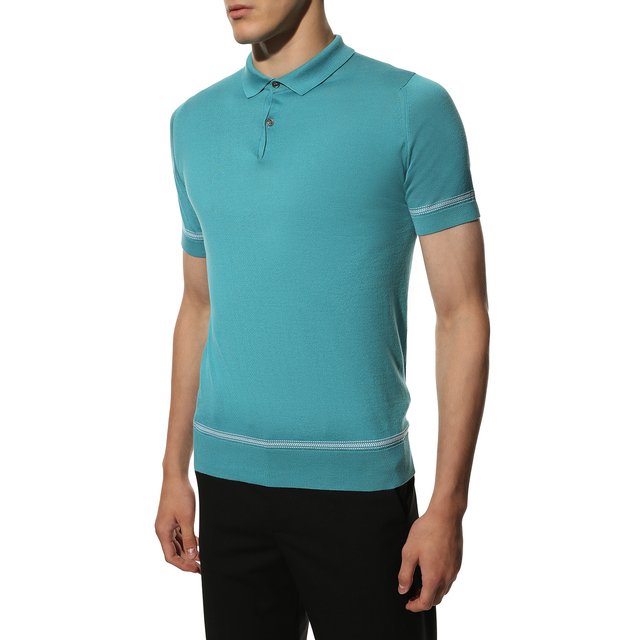 фото Хлопковое поло john smedley