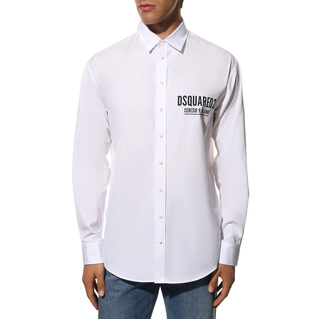 фото Хлопковая рубашка dsquared2