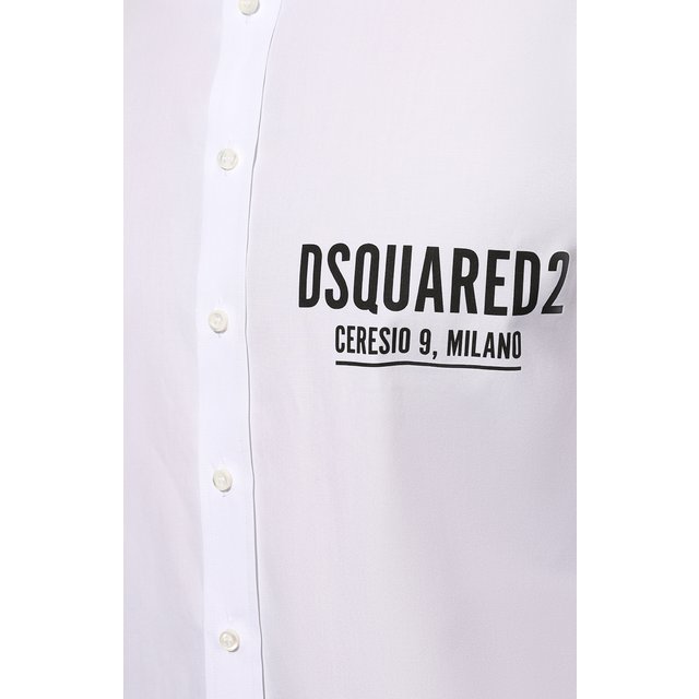 фото Хлопковая рубашка dsquared2