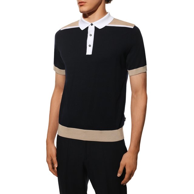 фото Хлопковое поло boss