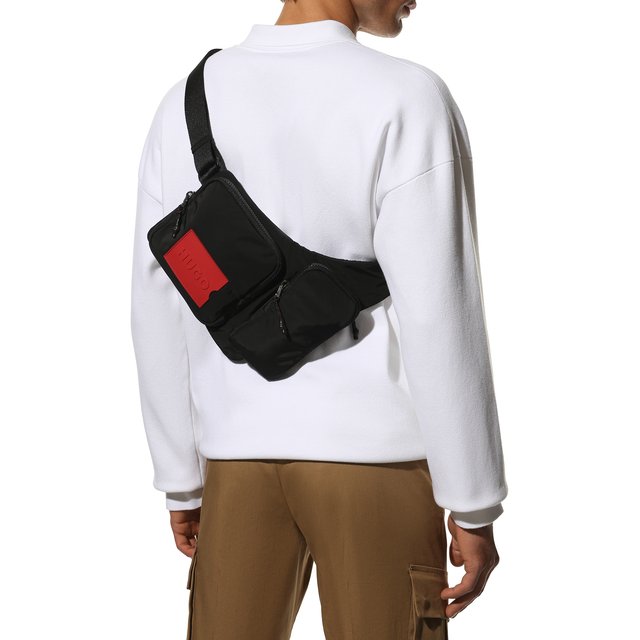 фото Текстильная поясная сумка hugo