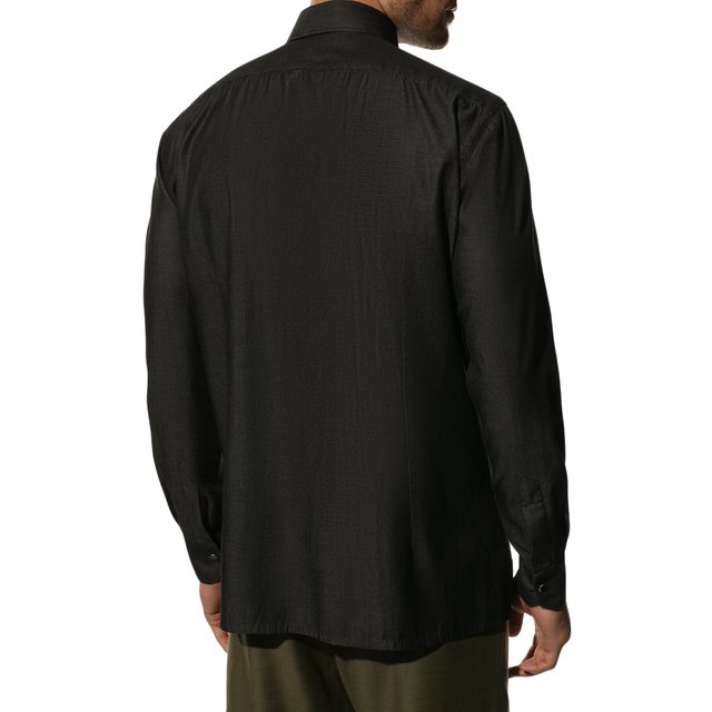 фото Хлопковая рубашка kiton