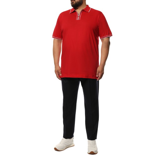 фото Хлопковое поло kiton