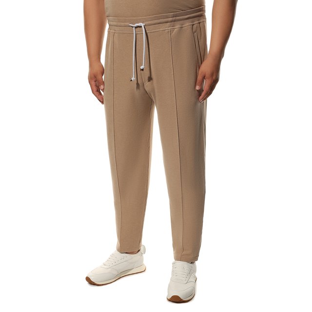 фото Хлопковые брюки brunello cucinelli