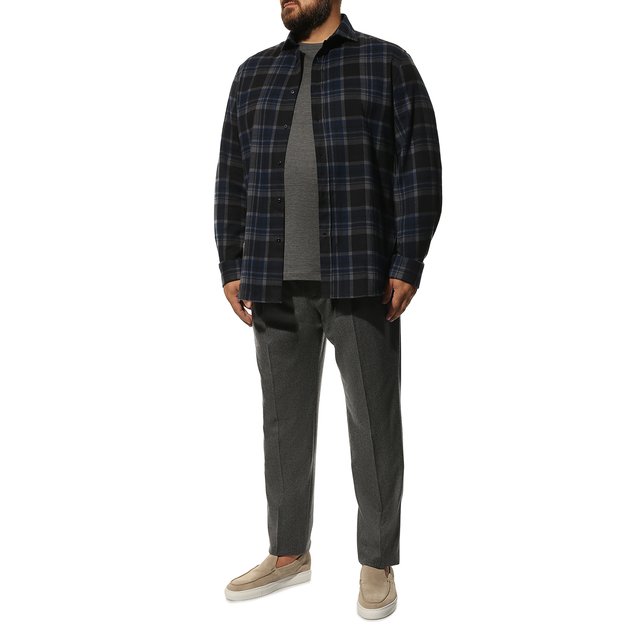 фото Футболка из шелка и хлопка brunello cucinelli