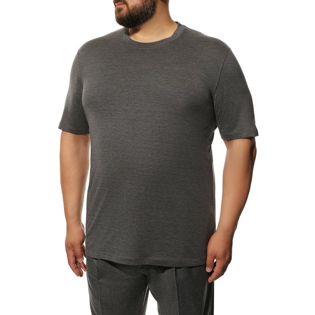 фото Футболка из шелка и хлопка brunello cucinelli