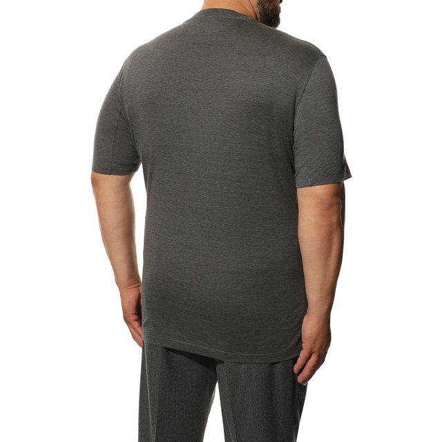 фото Футболка из шелка и хлопка brunello cucinelli