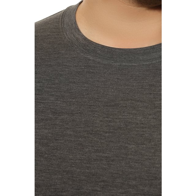 фото Футболка из шелка и хлопка brunello cucinelli