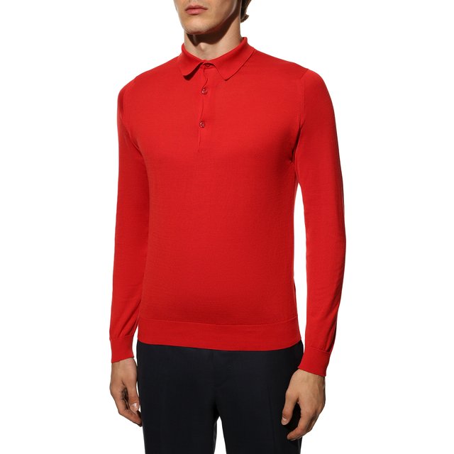 фото Хлопковое поло john smedley