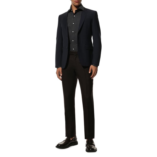 фото Хлопковая рубашка luigi borrelli